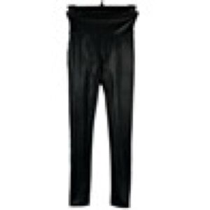 Black Faux Leather Leggings